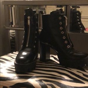 Zara heeled booties